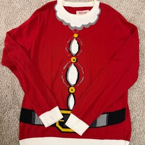 Mossimo Supply Co. Santa’s Red Sweater with White Trim